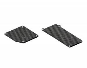 XRAY 356005 GRAPHITE BATTERY & RECEIVER COVER PLATE FOR HARD RADIO CASE