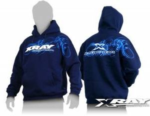 XRAY 395500M SWEATER HOODED - BLUE M