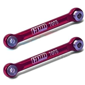 Tiranti sterzo anteriori in alluminio 7075-T6 rossi per ARRMA Granite 4WD 1/18 (2 pz)