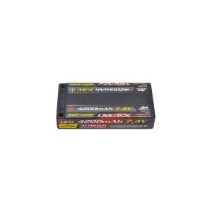 AM Lipo 4200mAh 2S  Shorty Super LCG - 7.4V 65C Continuous 1 ARROWMAX