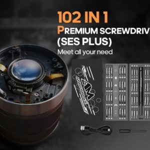 AM-199812-B SES Electric Screwdriver (96+4) Black ARROWMAX