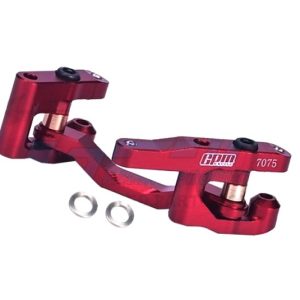 Set sterzo in alluminio 7075-T6 rosso per ARRMA Granite 4WD 1/18