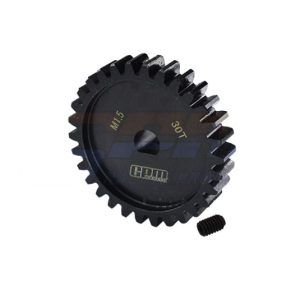 Pignone motore in acciaio 40Cr 30T modulo 1.5 per X-Maxx e XRT (albero 8mm)