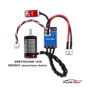 Odyssey Power System V2 mit Alugehäuse blau FURITEK für Mini-Z