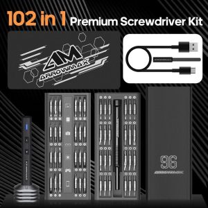 AM-199811-B SES Mini Electric Screwdriver (96+4) Black ARROWMAX