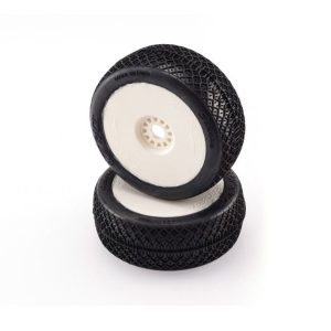 Ruote Sahara supersoft su cerchi bianchi (2) HOTRACE 1/8 buggy