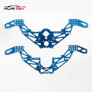 Rahmenkit Titan blau FURITEK für Losi 1/18 LMT