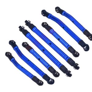 Set link Long Arm lift regolabili in alluminio blu per TRX-4M High-Trail