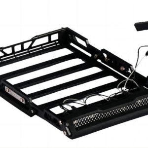 Portapacchi tetto nero con illuminazione per TRX-4M