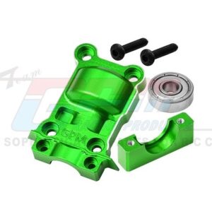 Coperchio posteriore trasmissione in alluminio verde GPM TRX X-Maxx / XRT