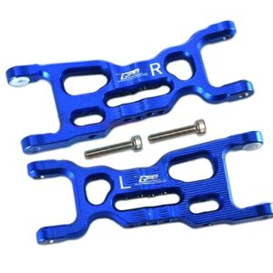 Bracci inferiori anteriori in alluminio blu per Team Losi Mini-T 2.0 (4 pz)