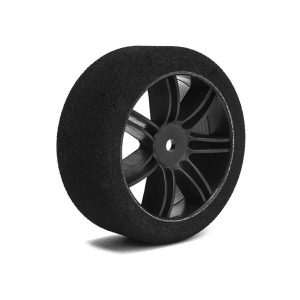 Ruote in Spugna durezza 37 su cerchi in carbonio anteriori 66mm (2) HOTRACE 1/10 motore a combustione su strada