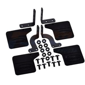 Paraspruzzi in gomma con accessori di montaggio neri per TRX-4M Land Rover Defender