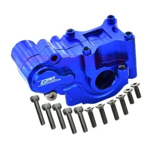 Scatola cambio posteriore in alluminio blu per Losi Mini-T 2.0