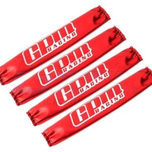 Copri ammortizzatori rossi (4 pz) per TRX X-Maxx e ARRMA Kraton 1/5