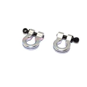 Grilli scala in alluminio universali grigi per crawler e truck (2 pz)