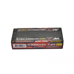AM LiPo 5300mAh Low Profile Petite - 7.6V 60C/120C 5mm ARROWMAX SI-Graphene Gen. 3