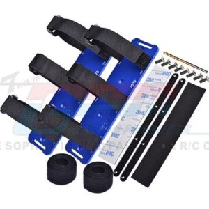 Set portabatterie in alluminio 7075-T6 blu GPM TRX XRT / X-Maxx