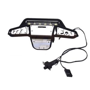 Paraurti anteriore nero con 6 fari LED per TRX-4M