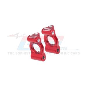 Blocchi caster anteriori in alluminio rossi per Team Losi Micro-B