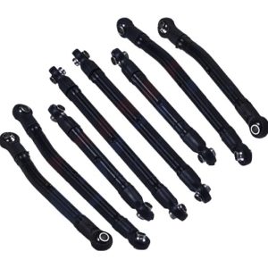 Set link Long Arm lift regolabili in alluminio nero per TRX-4M High-Trail