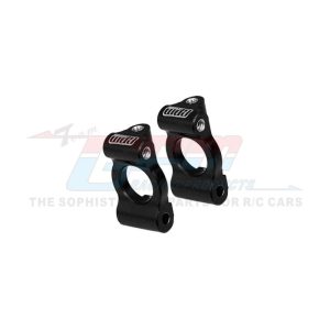 Blocchi caster anteriori in alluminio nero per LOSI 1/24 Micro-B
