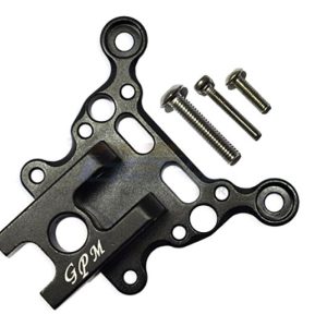 Supporto barra superiore telaio anteriore in alluminio silver per ARRMA 6S