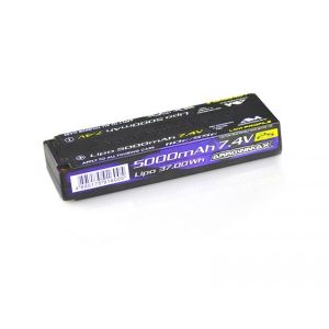 AM Lipo 5000mAh 2S TC Low Profile - 7.4V 55C Continuos 110C ARROWMAX (AM LIPO COMPETITION CAR LINE)