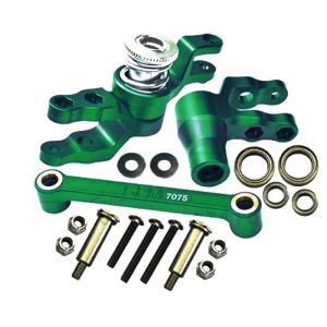 Set sterzo completo in alluminio verde per TRX Maxx e Maxx Slash