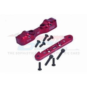 Supporto bracci inferiori posteriori in alluminio rosso per ARRMA 8S (Kraton/Outcast)