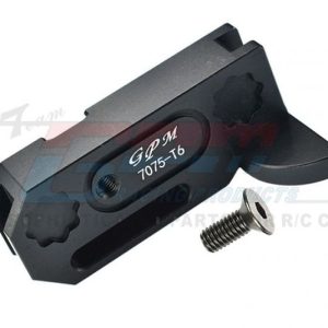 Supporto centrale trasmissione in alluminio nero per modelli ARRMA 1/10 e 1/8