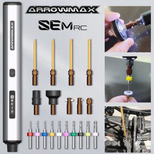 AM-199207-B SEM RC Diff Checker & Electric Screwdriver 6kgf. ARROWMAX