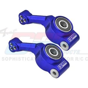 Fuselli posteriori in alluminio blu per TRX Rustler/Hoss 4x4
