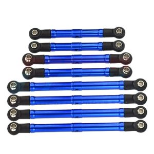 Set tiranti sterzo in alluminio 6061-T6 blu per TRX-4M