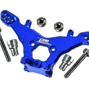 Supporto ammortizzatori posteriore in alluminio blu per Losi Mini-T 2.0