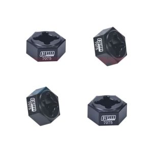 Esagoni ruota in alluminio 7075-T6 neri per ARRMA Granite 4WD 1/18