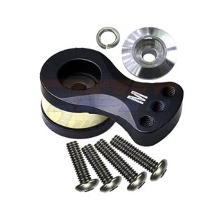 Servo saver Hi-Torque in alluminio 25T 2 fori per Airtronics/KO/JR