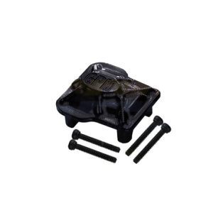 Copertura assali in alluminio 7075-T6 nera anteriore/posteriore per TRX-4M