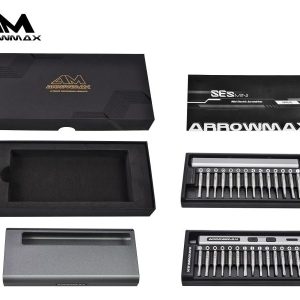 Arrowmax AM-199911-G SES Mini Electric Screwdriver With Alu ARROWMAX Space Gray