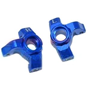 fuselli anteriori in alluminio blu per Losi Mini-T 2.0 (2 pz)