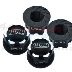 Coprimozzo ruota in alluminio 6061-T6 nero per TRX Sledge (4 pz)