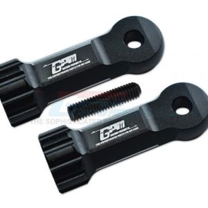 Supporto barra centrale telaio in alluminio nero per ARRMA 1/10 (Kraton/Vorteks/Outcast)