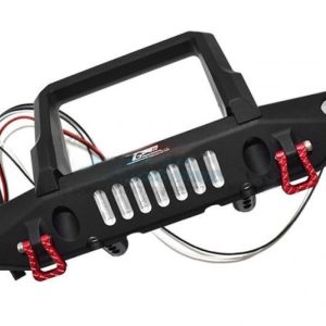 Bumper posteriore in alluminio con LED 5 mm per Axial SCX6 JLU