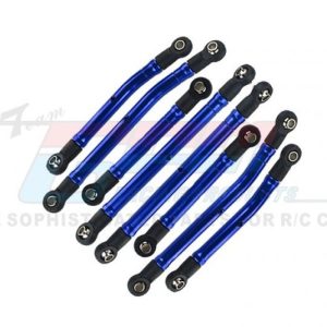 Kit altezza da terra regolabile in alluminio 7075-T6 blu per TRX-4M