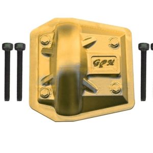Copertura cambio in ottone per Axial SCX6 Jeep JLU Wrangler