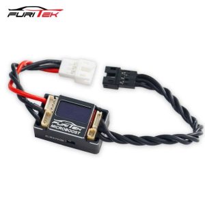 MICROBOOST 2S BL-Regler LIPO 25A/50A Sensor/Sensorlos LCD FURITEK für 1/24 + 1/28 Drift und RaceCar schwarz
