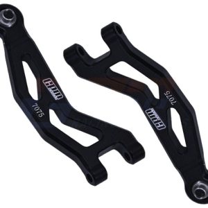 Bracci sospensione anteriori superiori in alluminio 7075-T6 neri per ARRMA Granite 4WD 1/18 (2 pz)