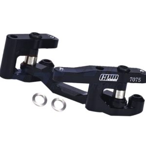 Set sterzo in alluminio 7075-T6 nero per ARRMA Granite 4WD 1/18