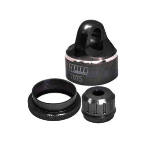 Set tappi ammortizzatori in alluminio nero per PROMOTO-MX RTR (FXR-LOS06000/6002)