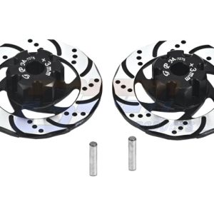 Adattatore esagonale in alluminio con disco freno +3mm nero GPM TRX UDR